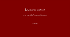 Desktop Screenshot of business-apartment-online.de